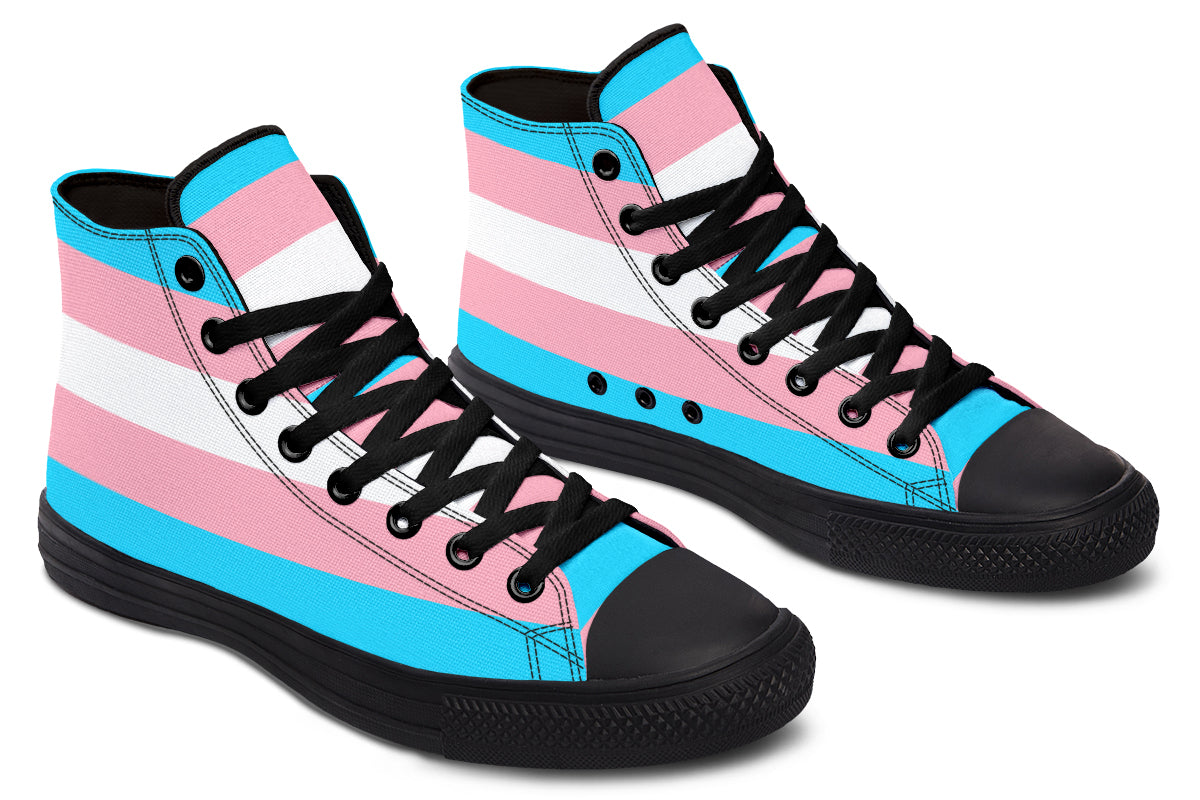 Trans Flag High Tops