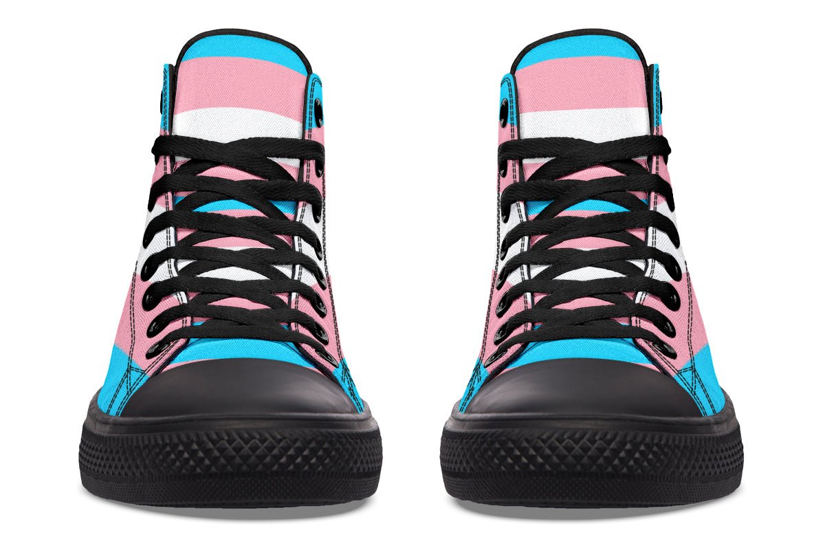 Trans Flag High Tops