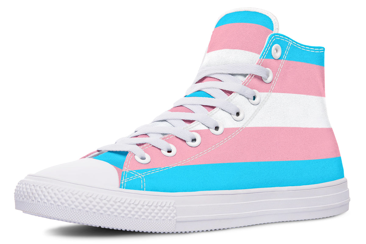 Trans Flag High Tops