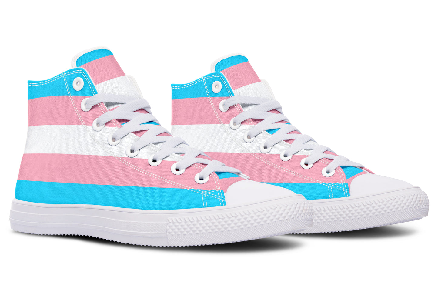 Trans Flag High Tops