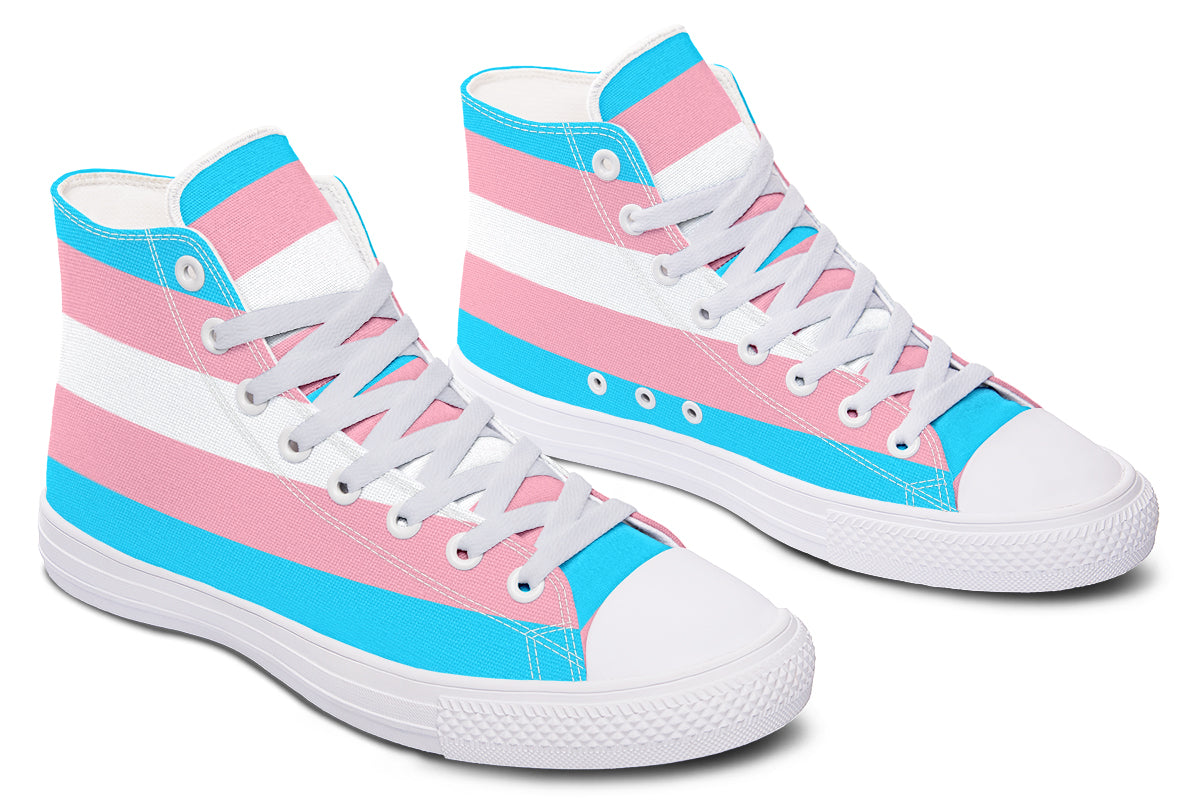 Trans Flag High Tops