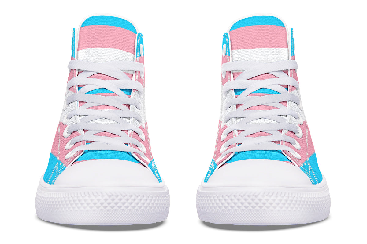 Trans Flag High Tops