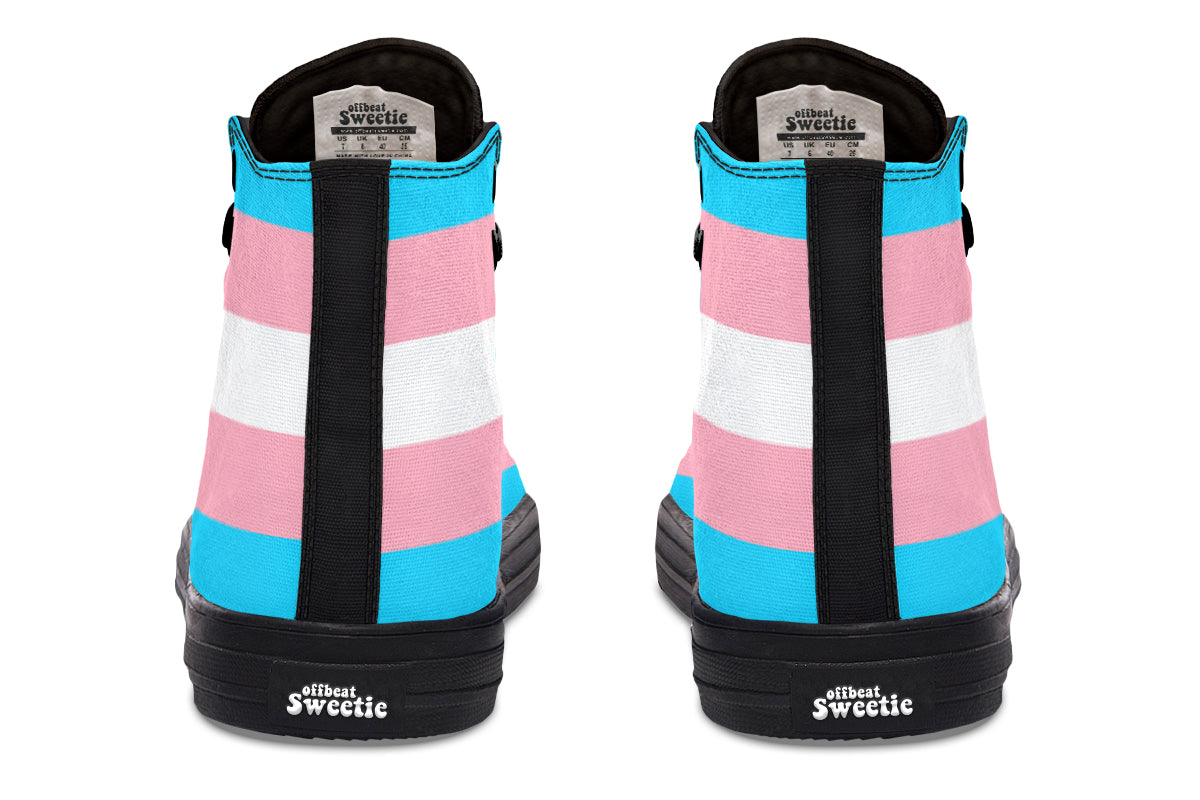 Trans Flag High Tops