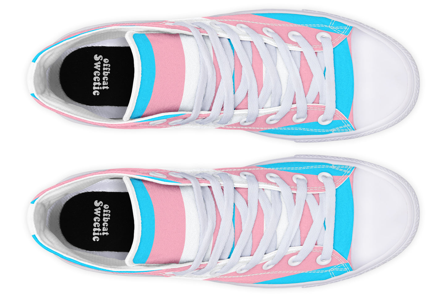 Trans Flag High Tops