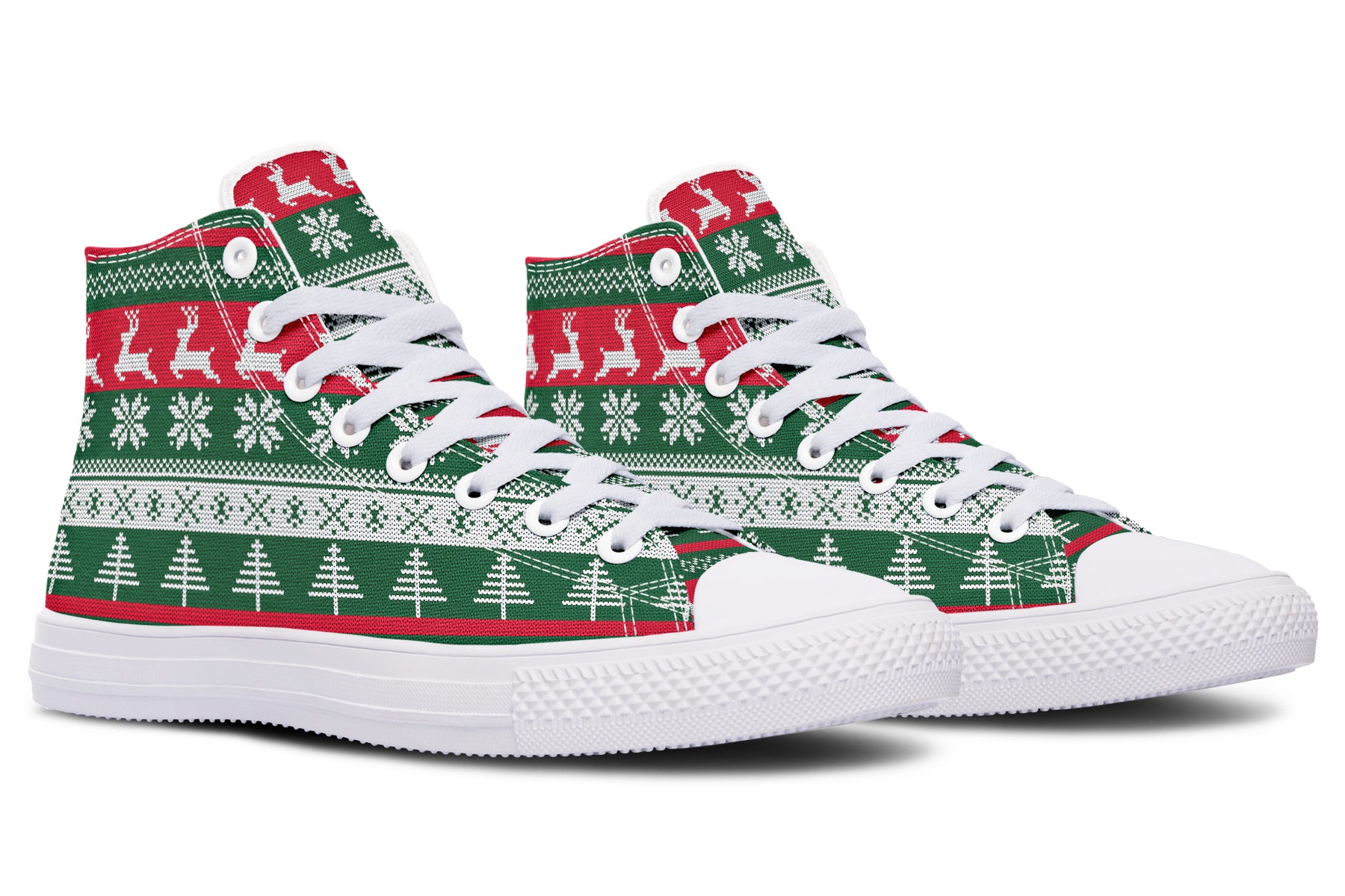 Ugly Christmas High Tops