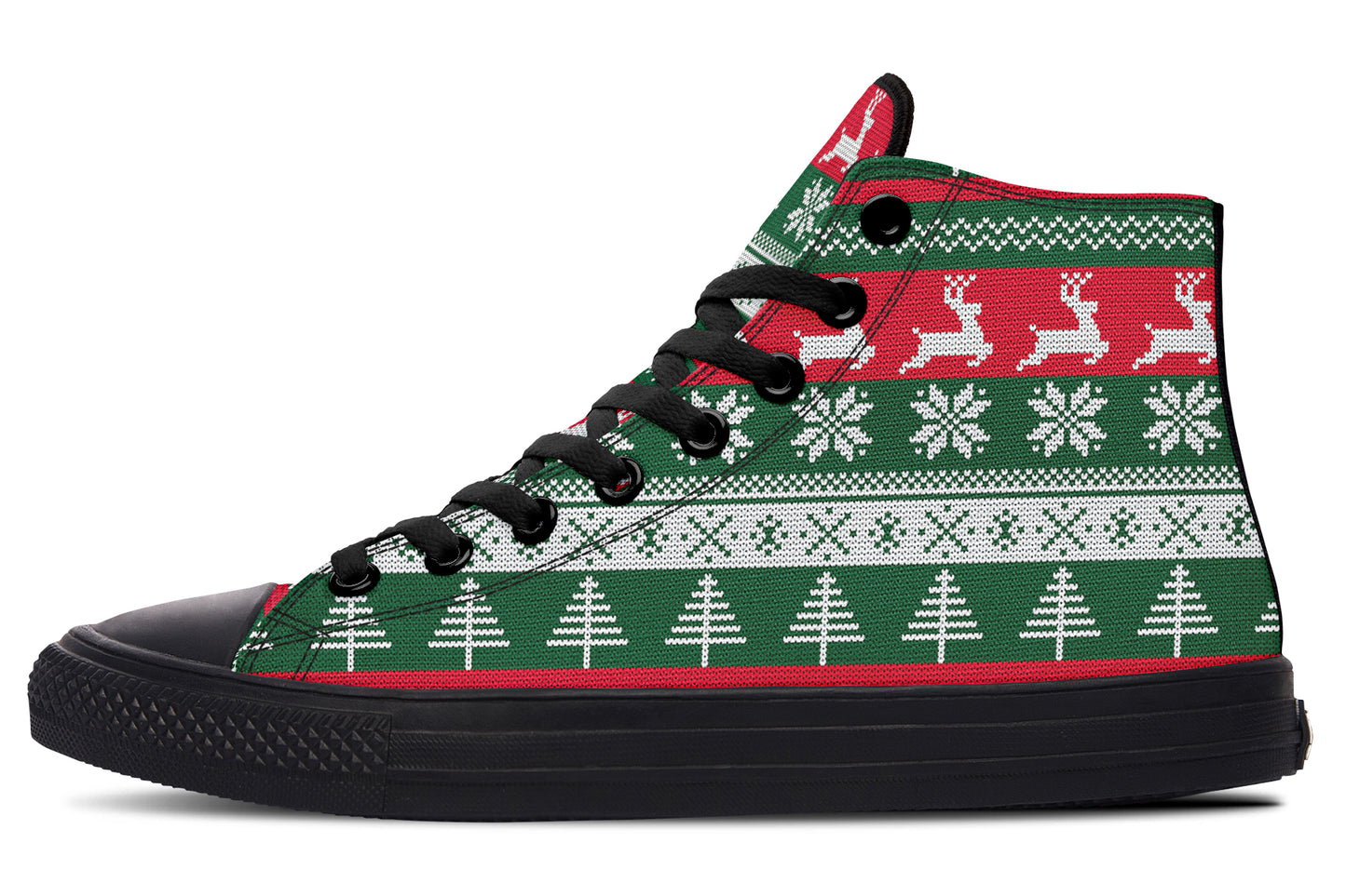 Ugly Christmas High Tops