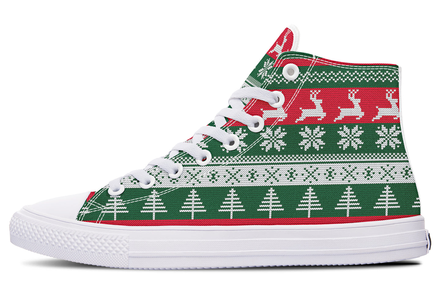 Ugly Christmas High Tops