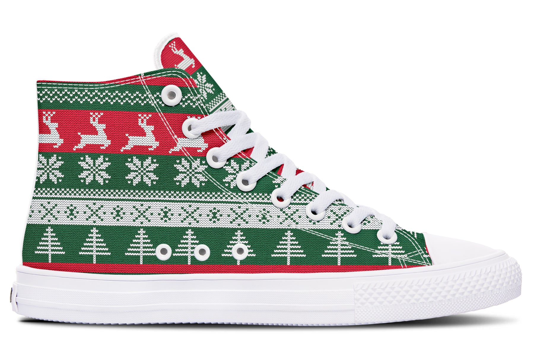 Ugly Christmas High Tops