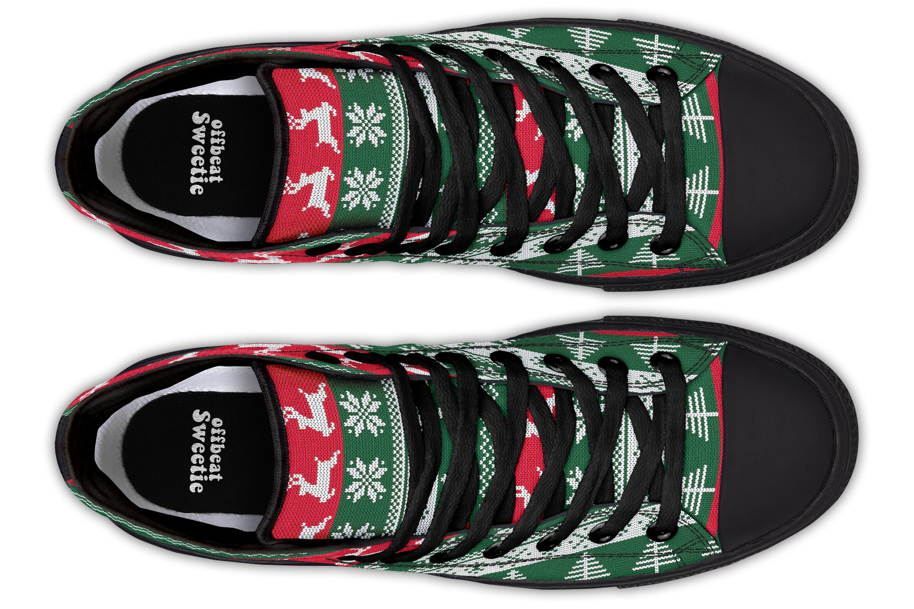 Ugly Christmas High Tops