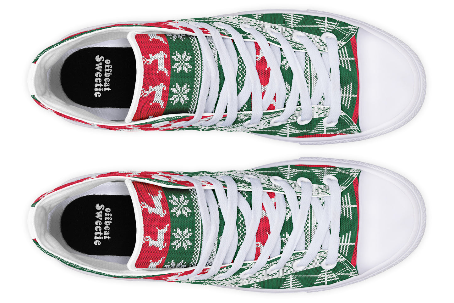 Ugly Christmas High Tops