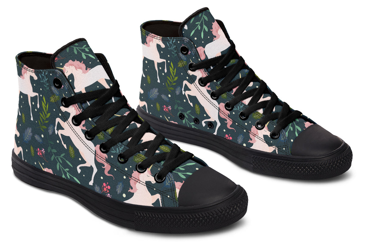 Unicorn Garden High Tops