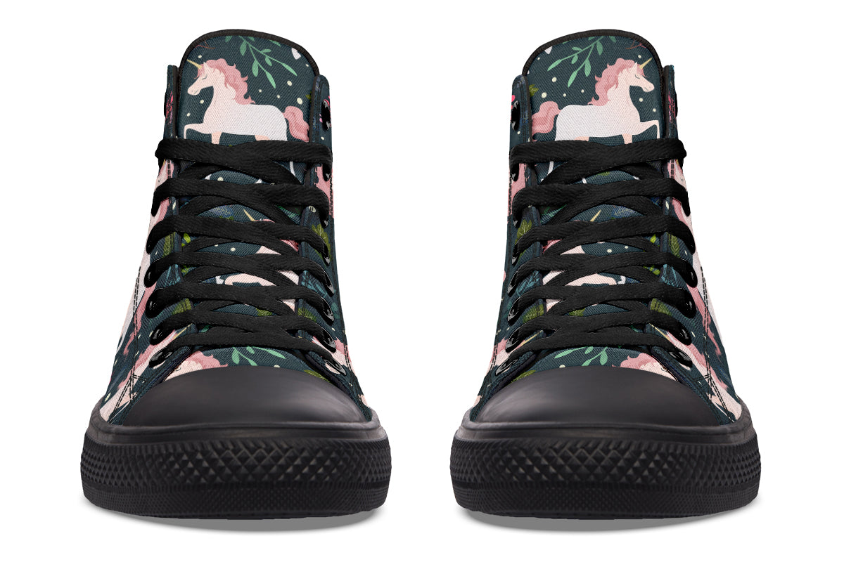 Unicorn Garden High Tops