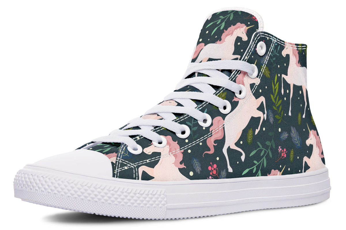 Unicorn Garden High Tops