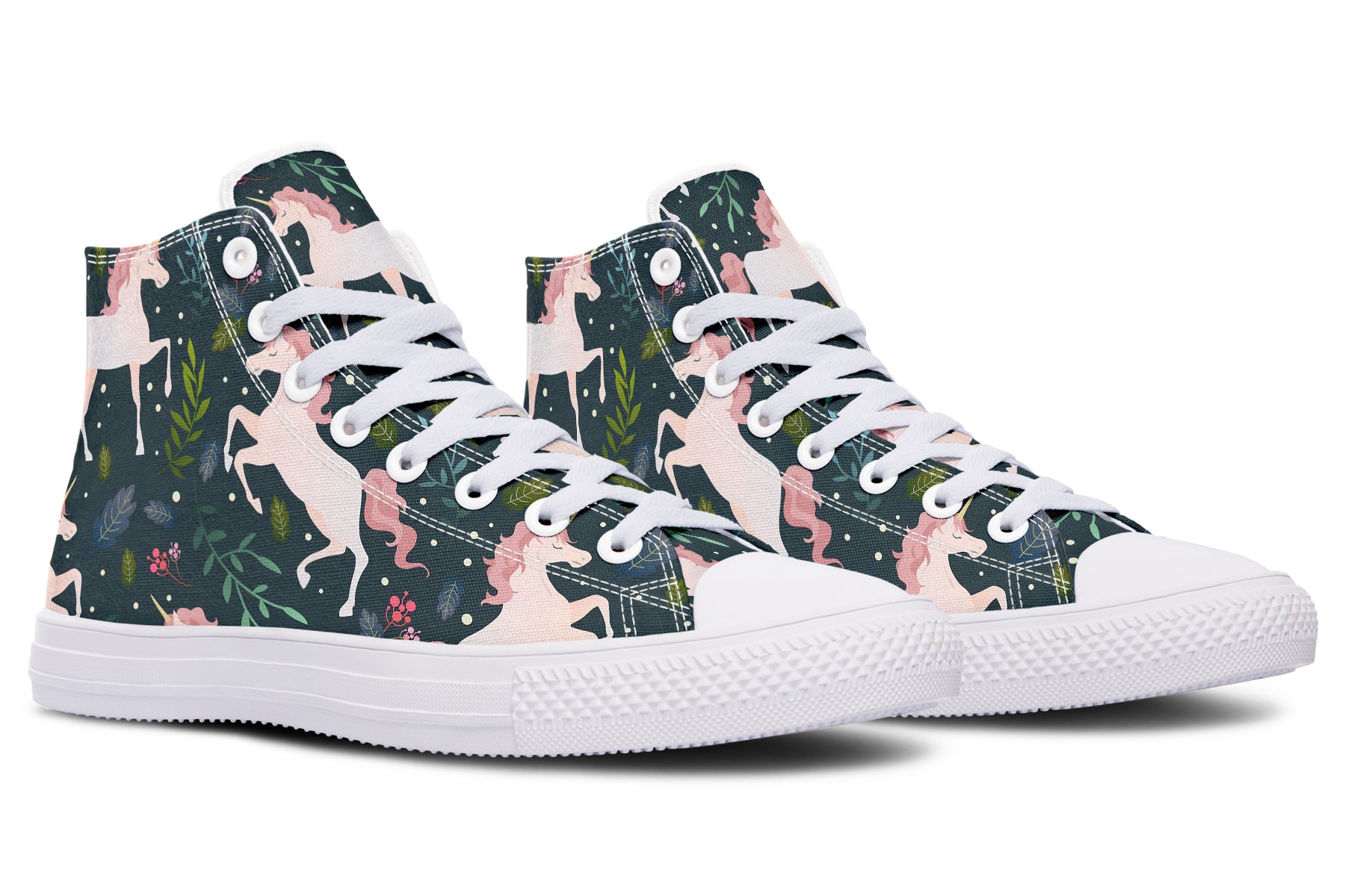 Unicorn Garden High Tops