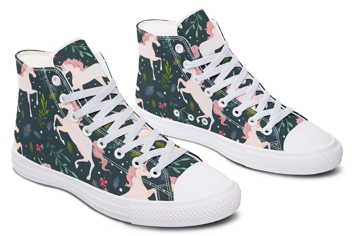 Unicorn Garden High Tops