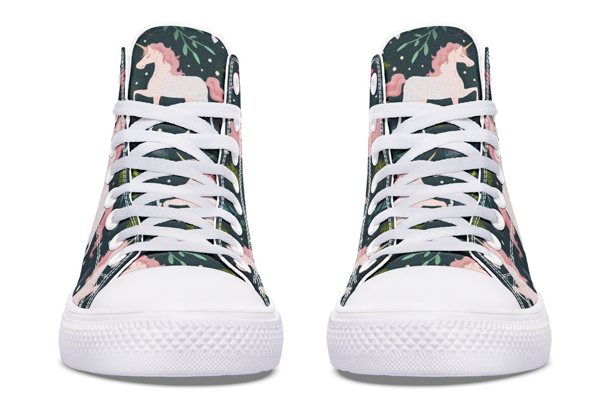 Unicorn Garden High Tops