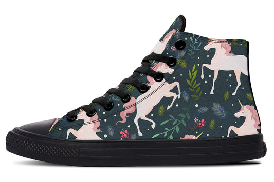 Unicorn Garden High Tops