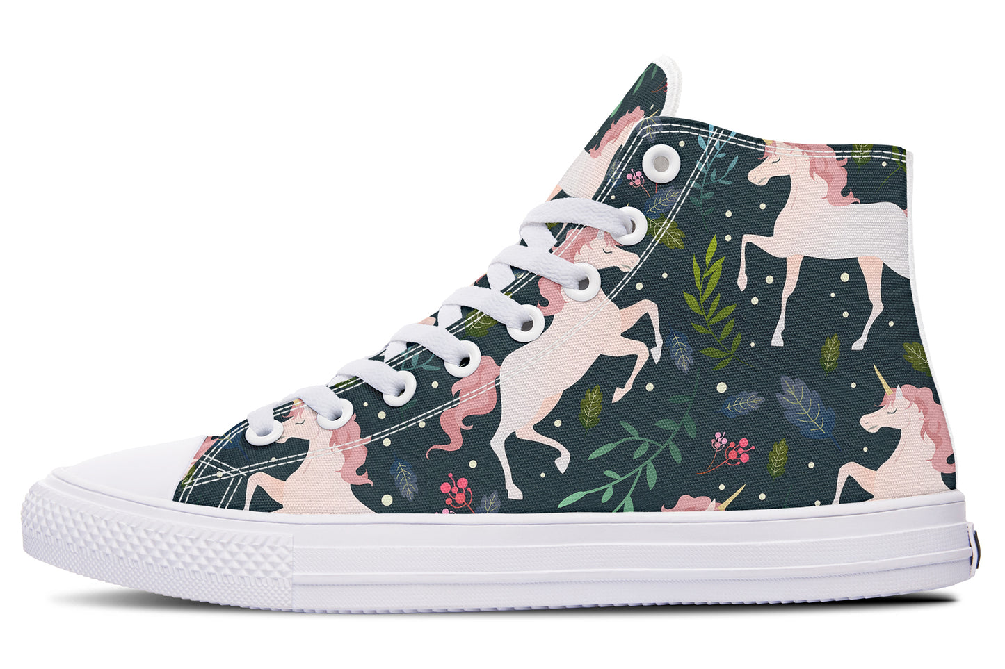 Unicorn Garden High Tops