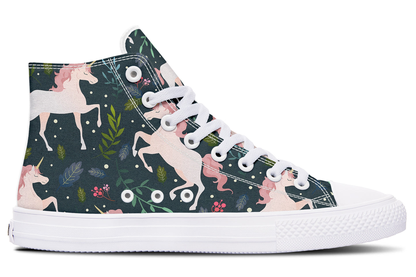 Unicorn Garden High Tops