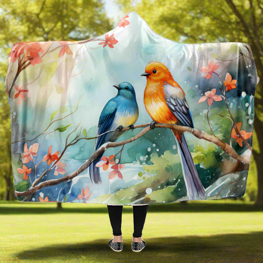 Birdie Besties Hooded Blanket