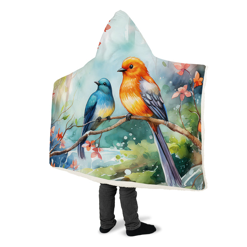 Birdie Besties Hooded Blanket