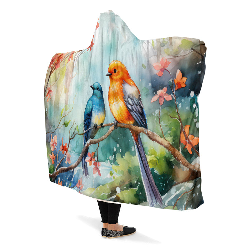 Birdie Besties Hooded Blanket