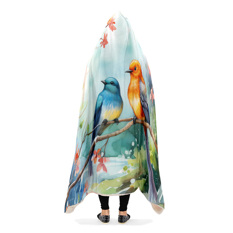 Birdie Besties Hooded Blanket