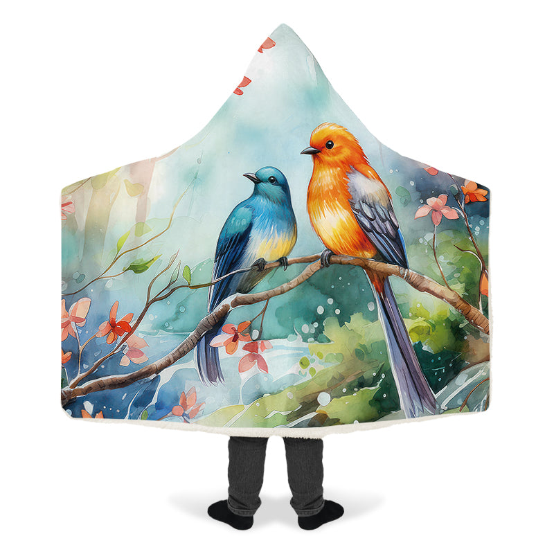 Birdie Besties Hooded Blanket