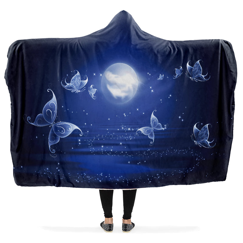 Butterfly Magic Hooded Blanket