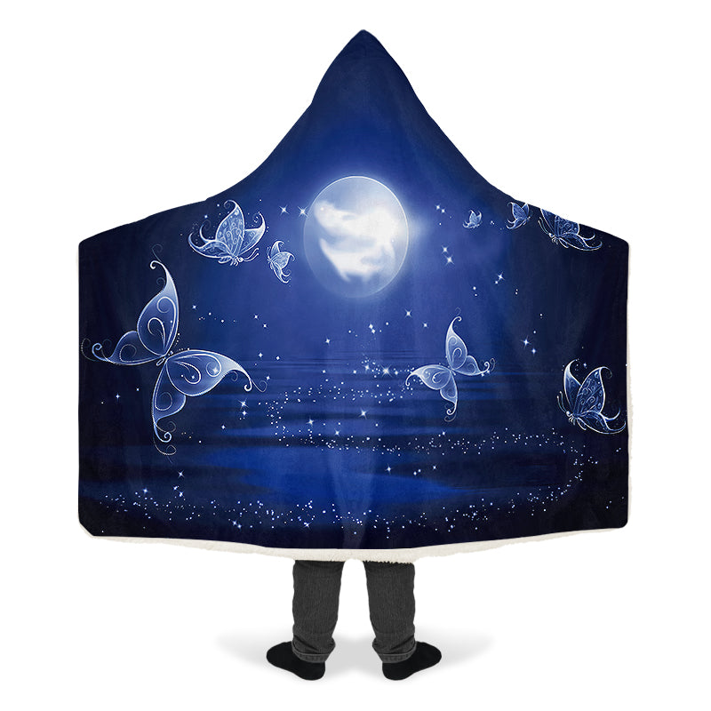 Butterfly Magic Hooded Blanket