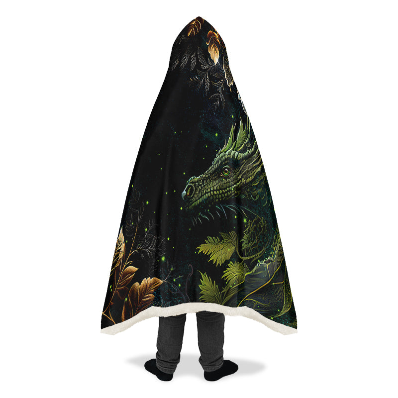 Dragons Gaze Hooded Blanket