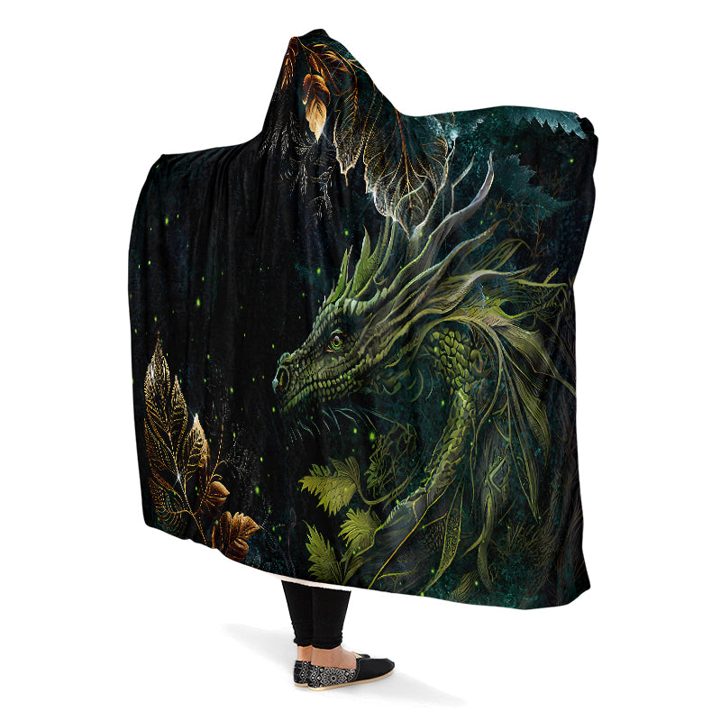 Dragons Gaze Hooded Blanket