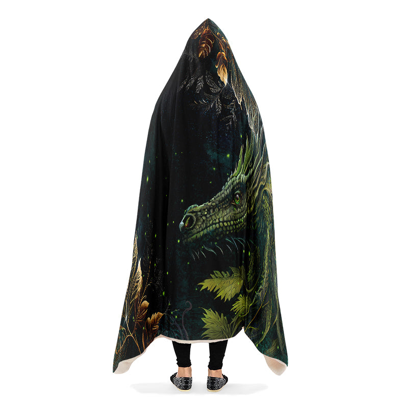 Dragons Gaze Hooded Blanket