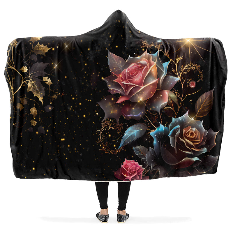 Magical Rose Hooded Blanket