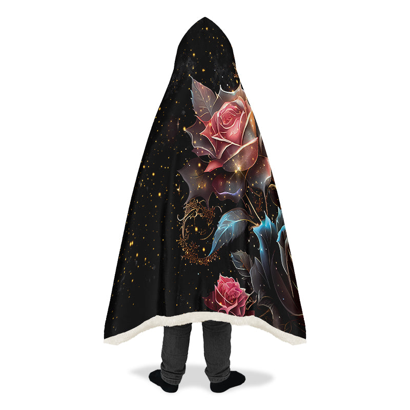 Magical Rose Hooded Blanket