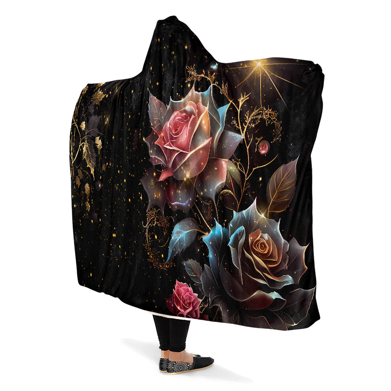 Magical Rose Hooded Blanket