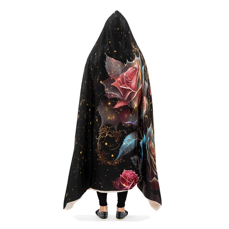 Magical Rose Hooded Blanket