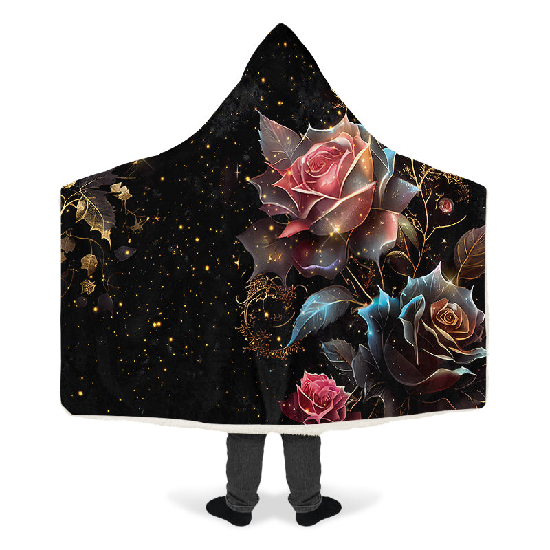 Magical Rose Hooded Blanket