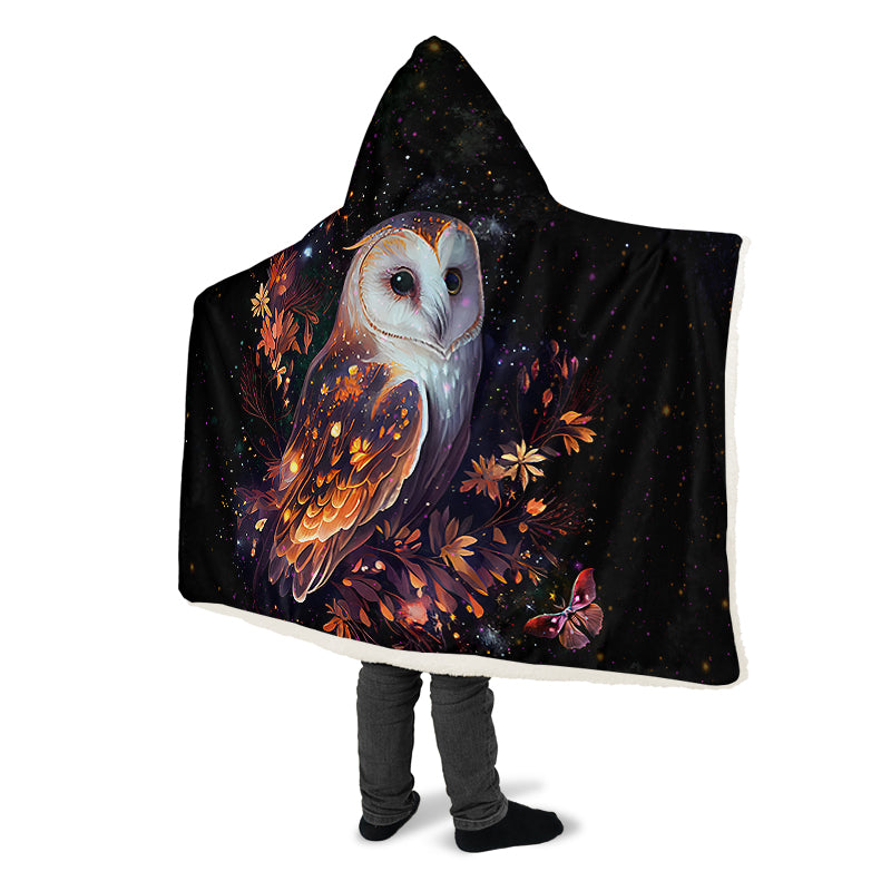 Owl Hooded Blanket