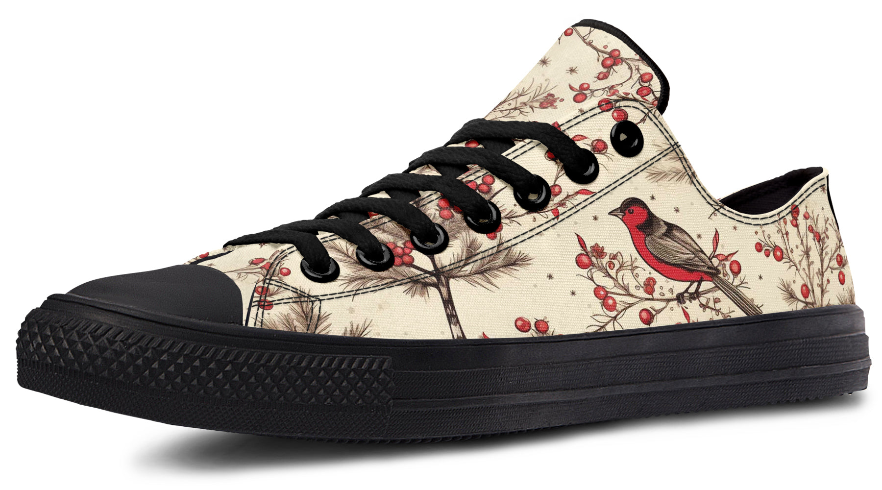 Christmas Birds Low Tops