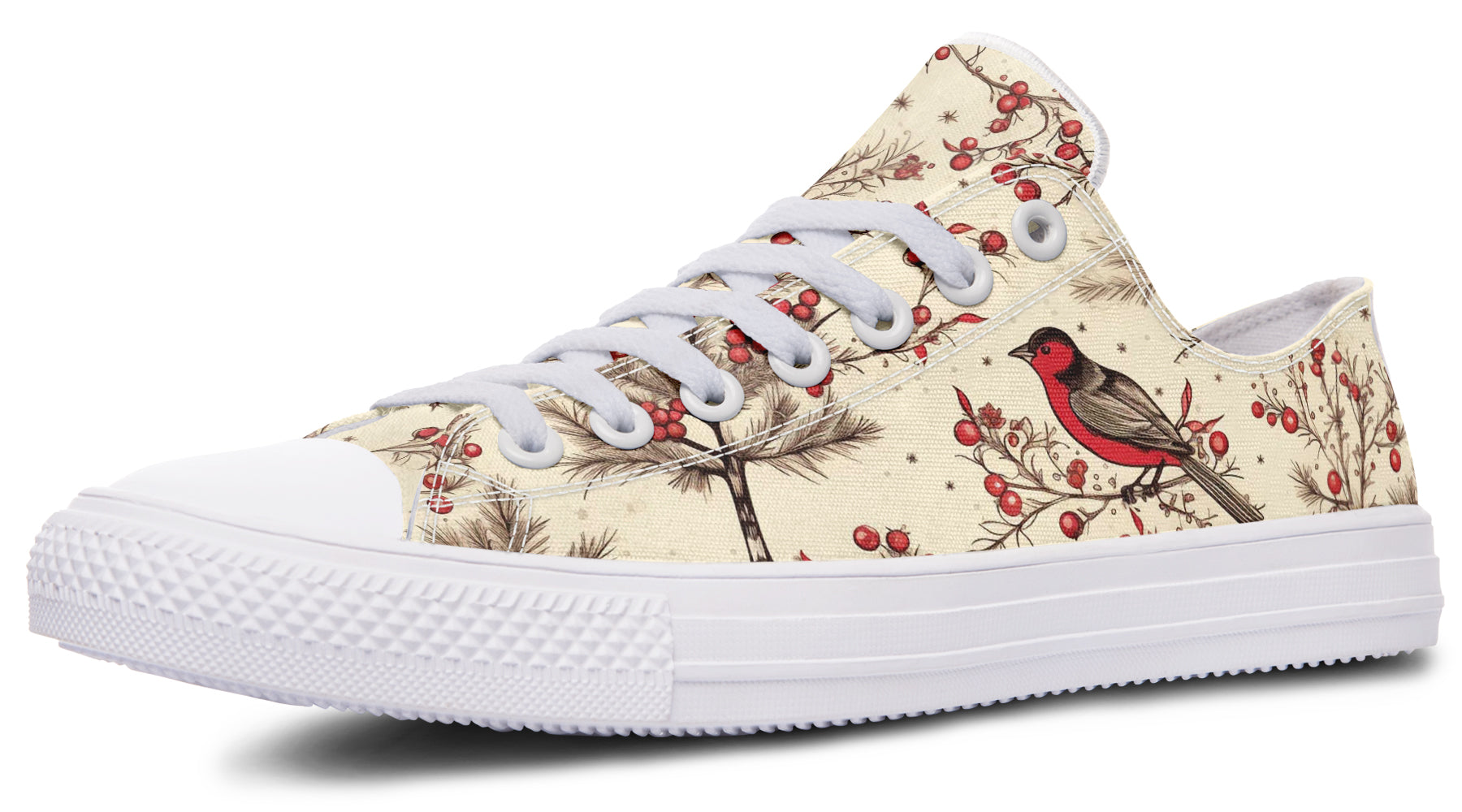 Christmas Birds Low Tops