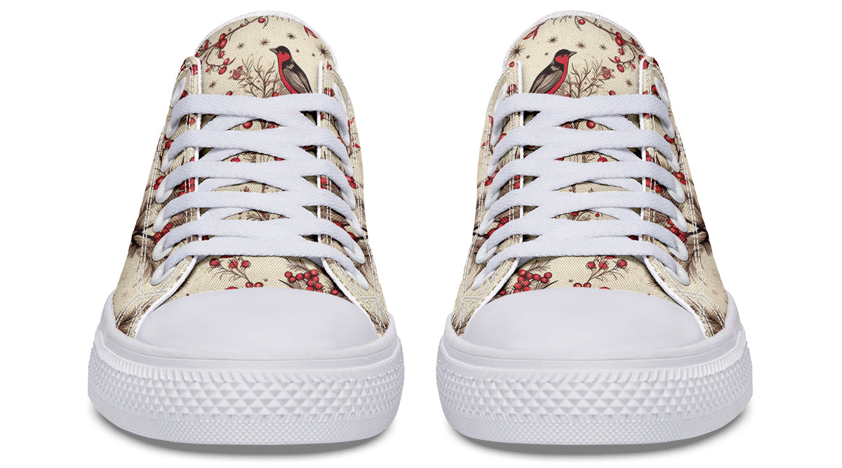 Christmas Birds Low Tops