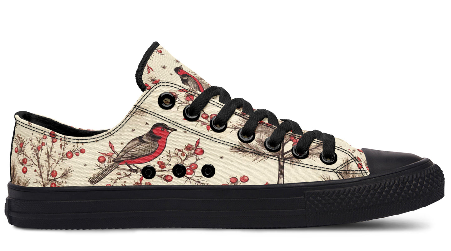 Christmas Birds Low Tops