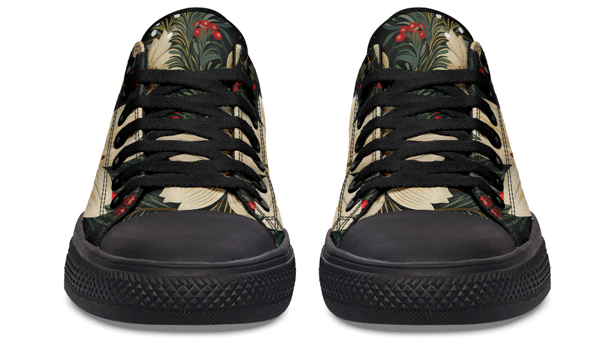 Christmas Flora Low Tops