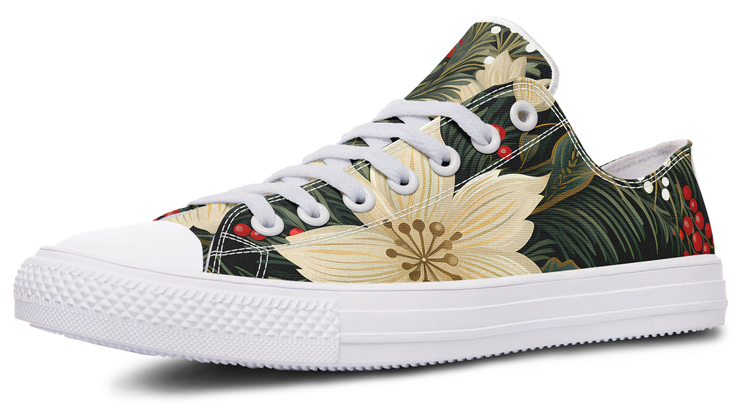 Christmas Flora Low Tops