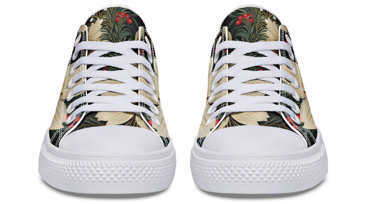 Christmas Flora Low Tops