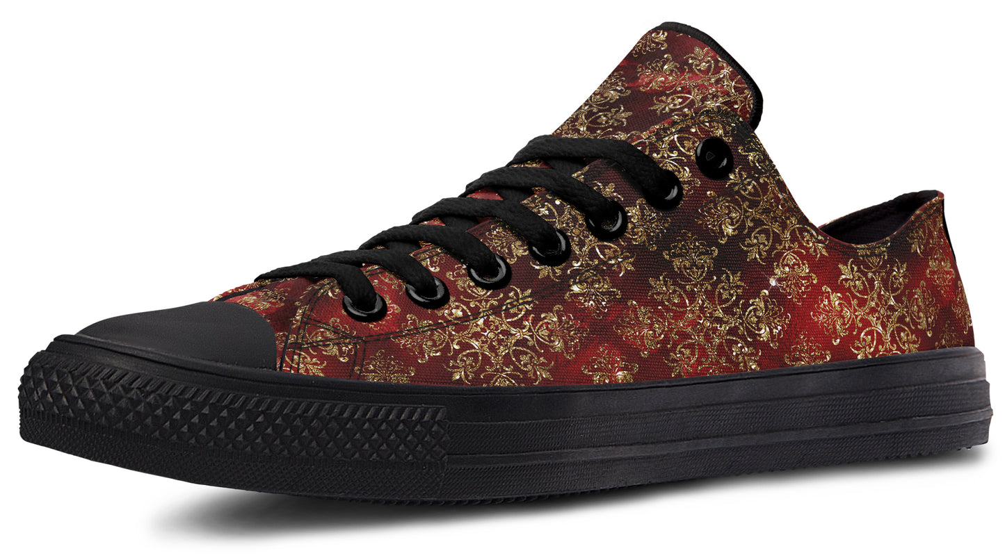 Christmas Wrapping Paper Low Tops