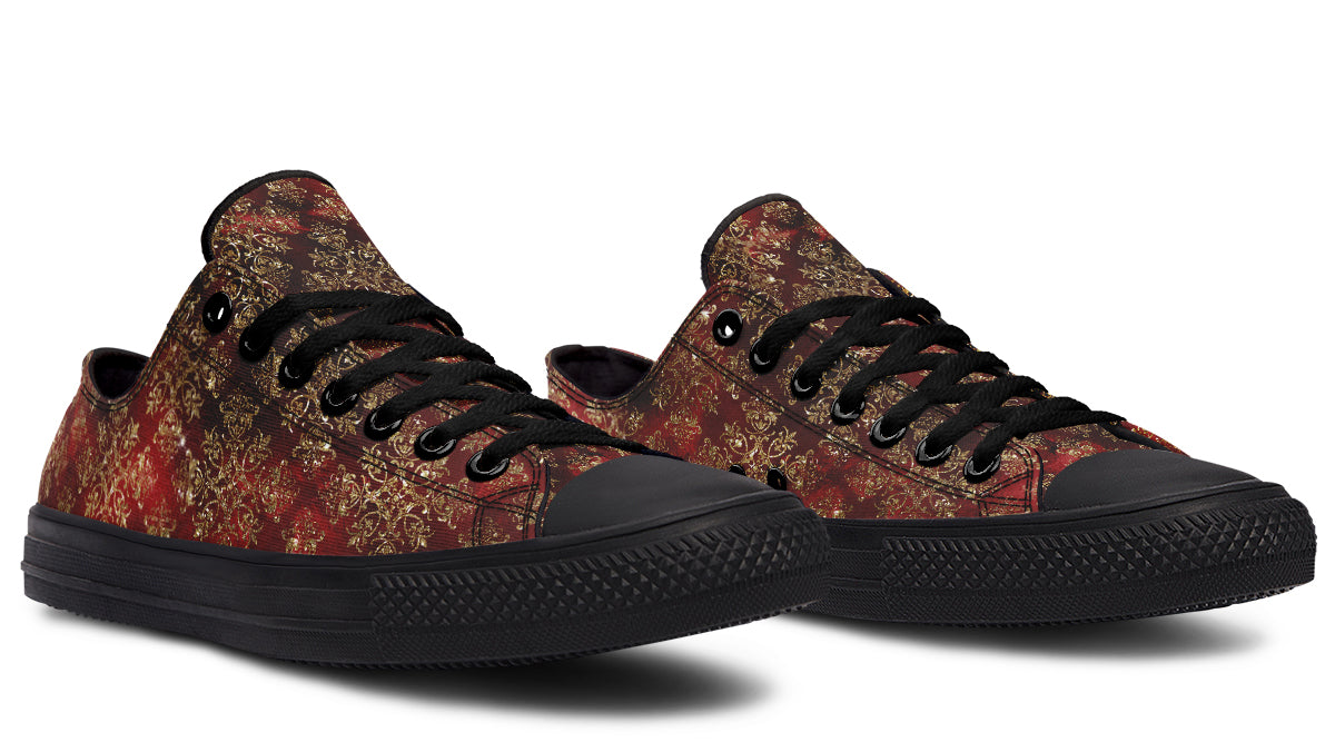 Christmas Wrapping Paper Low Tops