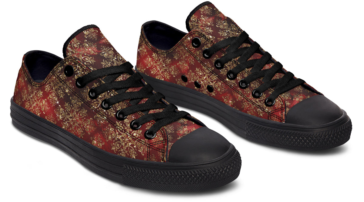 Christmas Wrapping Paper Low Tops