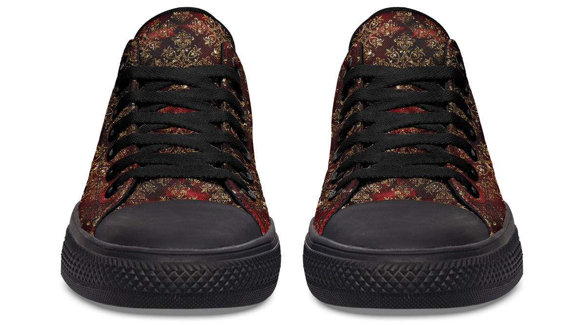 Christmas Wrapping Paper Low Tops